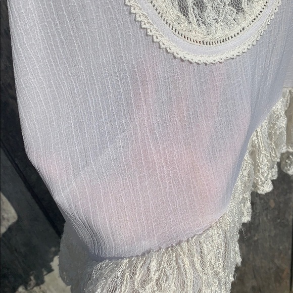 KIMCHI BLUE | White Lace & Ruffle Tank - Picture 11 of 14